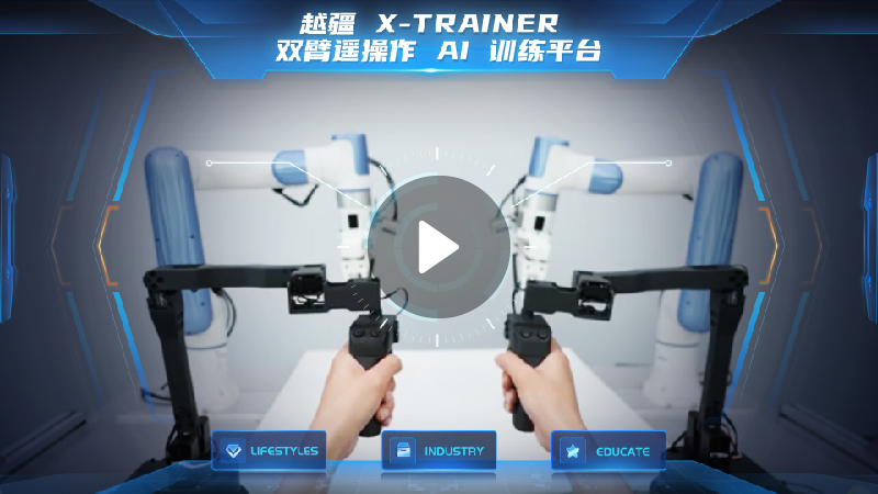 具身智能機器人,具身智能,X-Trainer,AI機器人、越疆具身智能機器人 X-Trainer 跑出實驗室干起家務